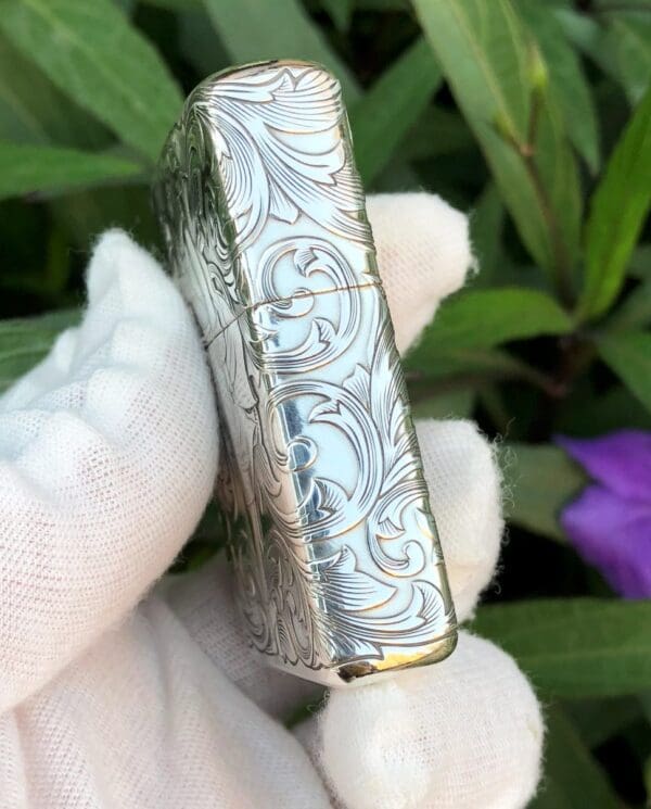 ZippoArabesqueWindyGirlSterlingSilver_13