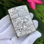 ZippoArmorSterlingSilver5-SidesDragonLighter_10