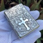 ZippoSterlingSilverArabesqueCross_04