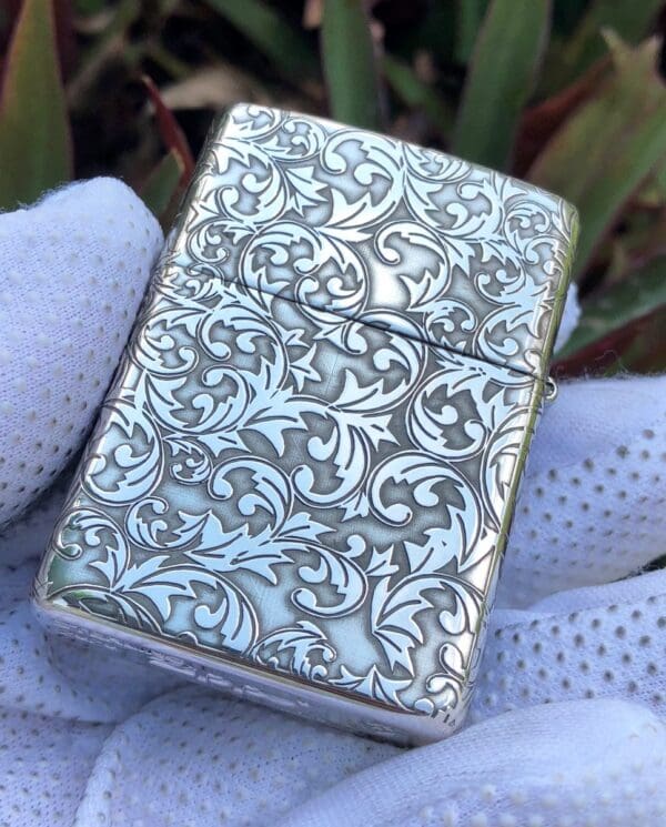 ZippoSterlingSilverArabesqueCross_05