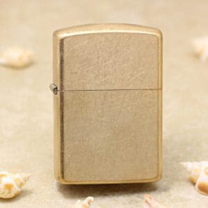 Zippo Armor Tumbled Brass Windproof Lighter 28496