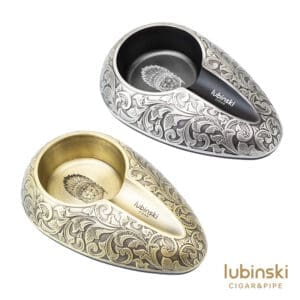 LUBINSKI Antique Single Slot Arabesque Cigar Ashtray